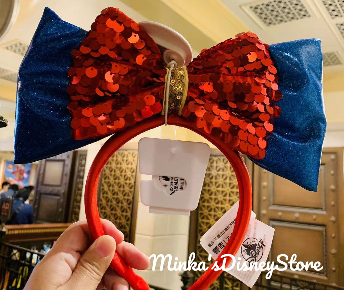 Snow white bow sales headband