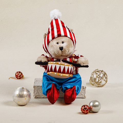 Starbucks Hong Kong - Bearista Bear Holiday Carnival Clown Plush - Non Ready Stock