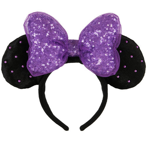 Tokyo Disney Resort Japan Minnie Mouse Ears Big Bow Headband Leopard store Brown Women