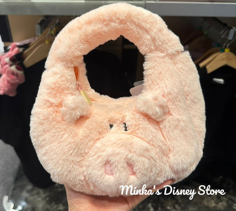 Hong Kong Disneyland - Fluffy Hamm Zipped Hobo Bag - Non Ready Stock