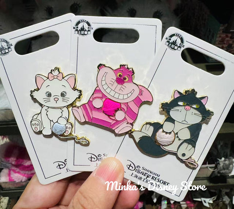 Shanghai Disneyland - Disney Cats Series Single Pin - Non Ready Stock