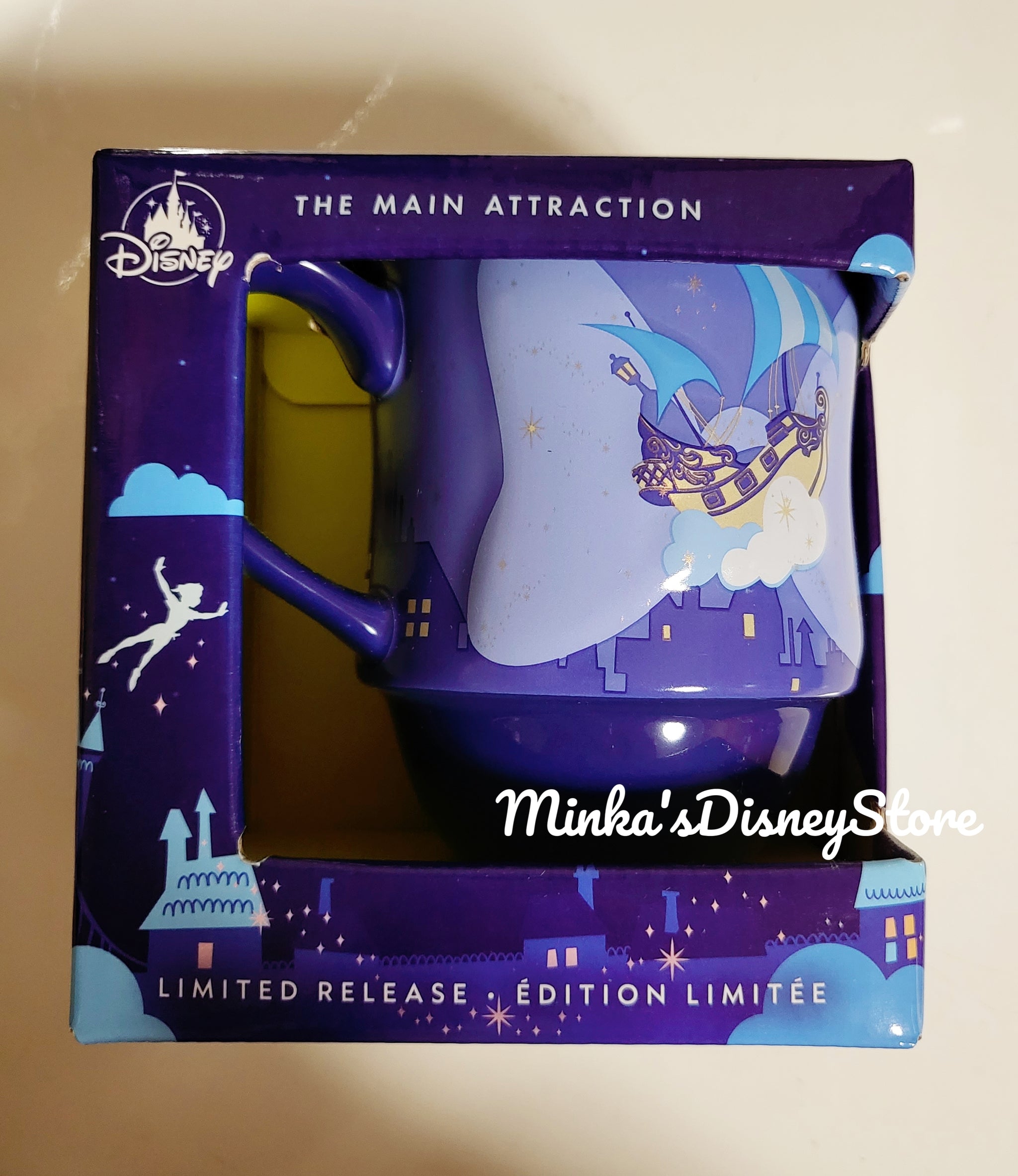 Shanghai Disneyland - Minnie Mouse Main Attraction Peter Pan's Flight Mug -  Ready To Ship