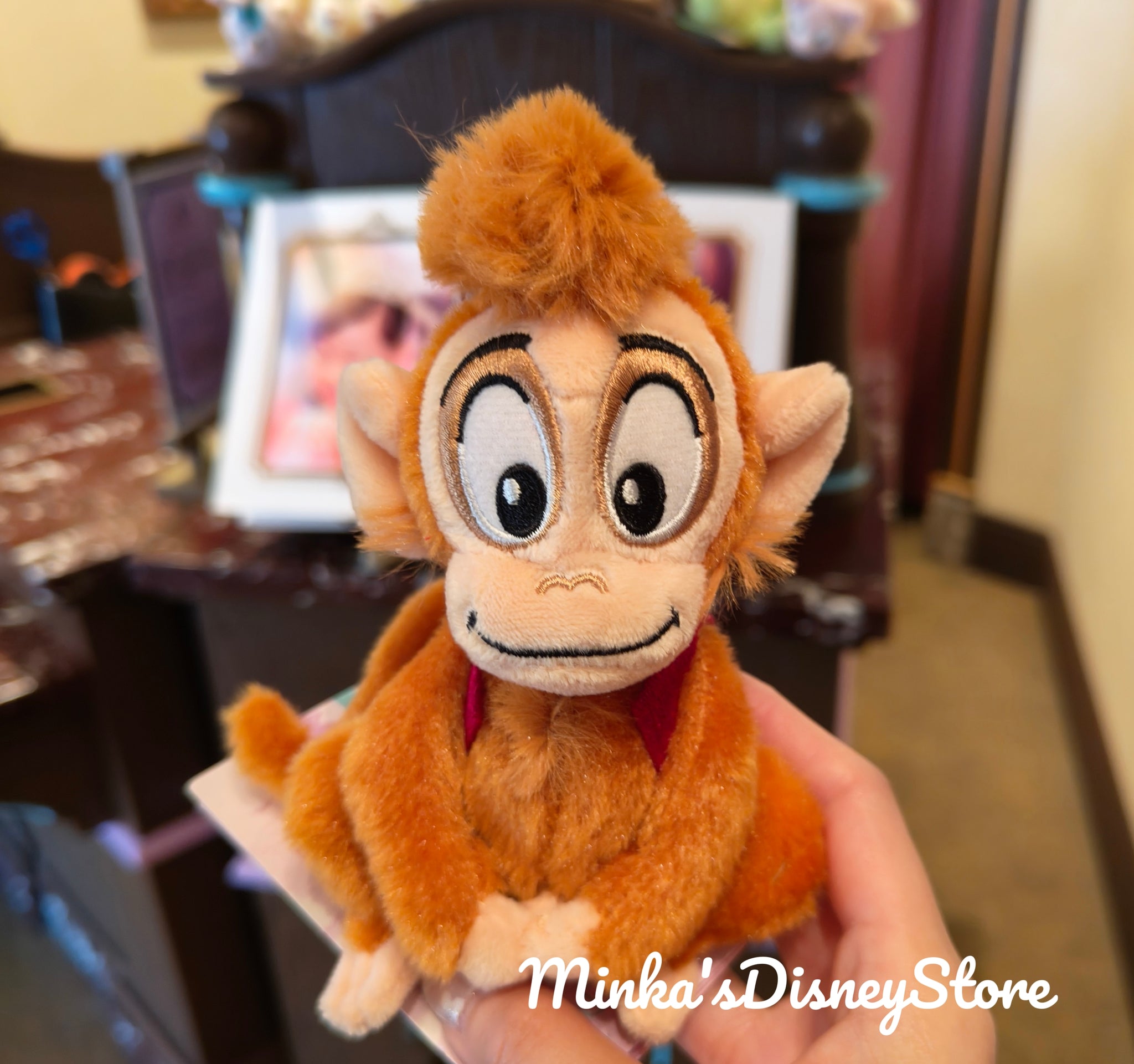 Hong Kong Disneyland Aladdin Abu Shoulder Plush Non Ready Stock Minka s Disney Store