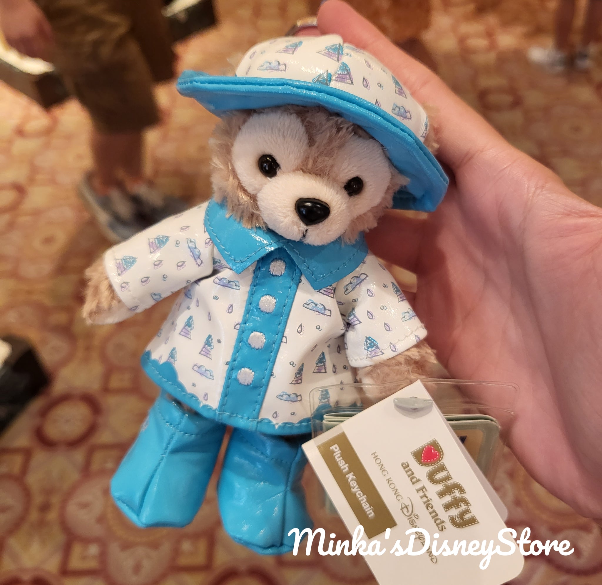 Disneyland Hong Kong Exclusive Pixar Toy Story Duffy cheapest Bear Plush Set Keychains